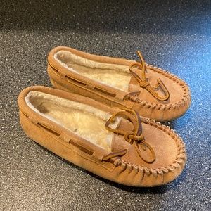 Kids size 1 moccasin slippers